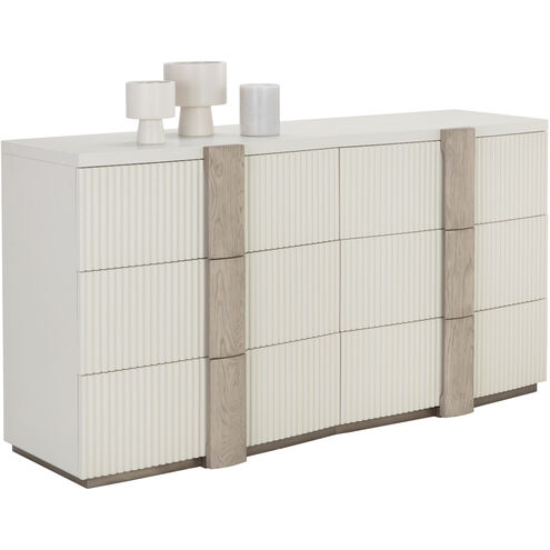 Venetta Cream / Warm Brass Dresser